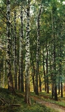 Paisajes Painting - bosque de abedules 1896 paisaje clásico Ivan Ivanovich árboles